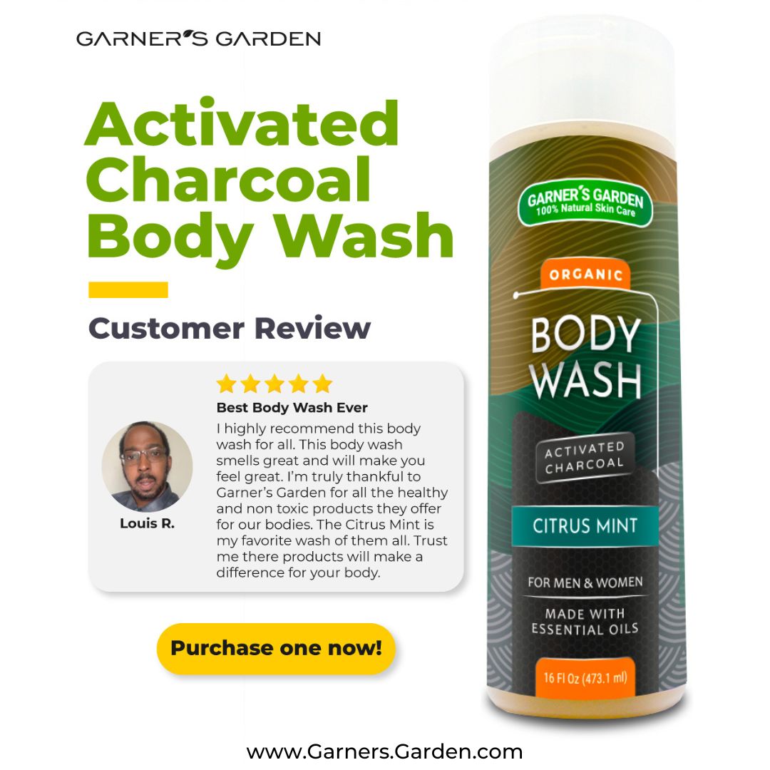 Activated Charcoal Organic Body Wash